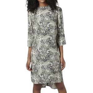 EUC Topshop Paisley High low Dress 4